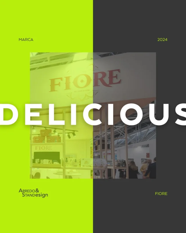 Abbiamo realizzato per Fiore – azienda simbolo dei sapori autentici toscani – uno stand che racconta tradizione, qualità e accoglienza.
Per la fiera Marca a Bologna, abbiamo scelto materiali naturali, linee calde e un design essenziale che richiama le atmosfere naturali: legno, tonalità terrose e dettagli artigianali si fondono per creare uno spazio dove ogni prodotto diventa protagonista.

🍷 Cosa trovi nello stand?
Un’area degustazione con isola centrale, perfetta per far vivere l’esperienza dei prodotti Fiore.

Pannelli espositivi modulari, arricchiti da grafiche che evocano i paesaggi collinari toscani.

Illuminazione calda e diffusa, studiata per esaltare i colori naturali dei prodotti e creare un’atmosfera invitante.

Grazie a @fioresiena.official per averci affidato la loro immagine: è un onore trasformare l’identità di un brand in uno spazio fisico che emoziona e coinvolge.

#Fioresiena  #ExhibitionDesign #MadeInItaly #stand #arredostandesign #fiera #expo